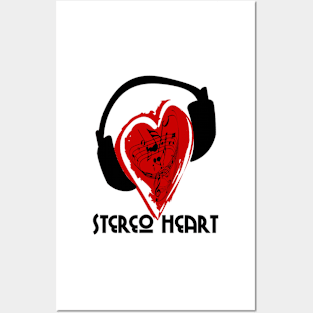 Stereo Heart, Music in the Heart Face Mask Posters and Art